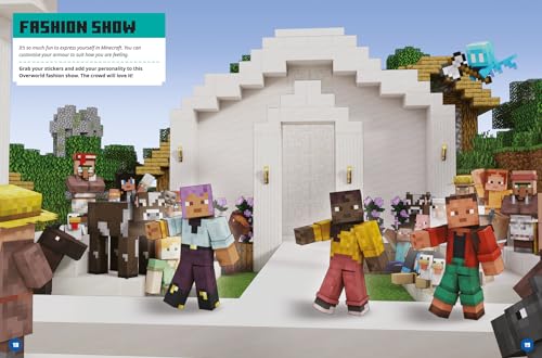 Minecraft Character Creator Sticker Book: A brand-new official sticker book adventure full of fun customisation for kids who love gaming.