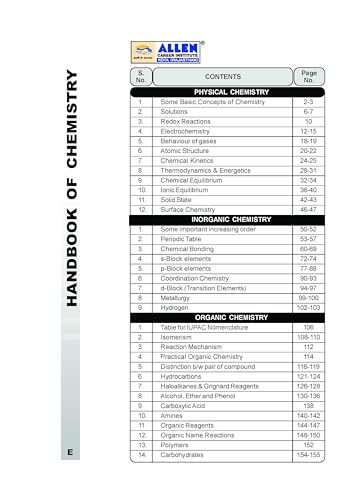 ALLEN Chemistry Handbook For NEET (UG) Exam (English) | NON RETURNABLE