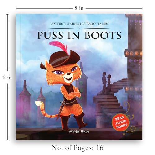 My First 5 Minutes Fairy Tales Puss In Boots: Traditional Fairy Tales For Children (Abridged And Retold)