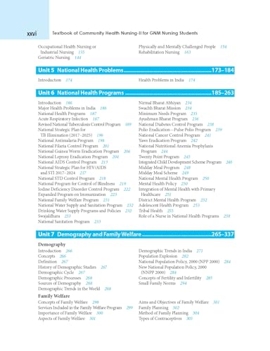 Textbook Of Community Health Nursing Ii For Gnm Nursing Students 2Ed (Pb 2025) ( ISBN - 9788197750021)