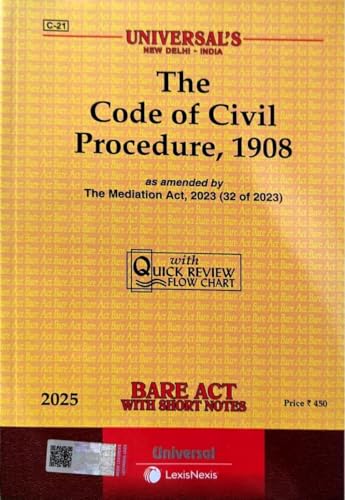 UNIVERSAL CIVIL PROCEDURE CODE (CPC) BARE ACT 2024
