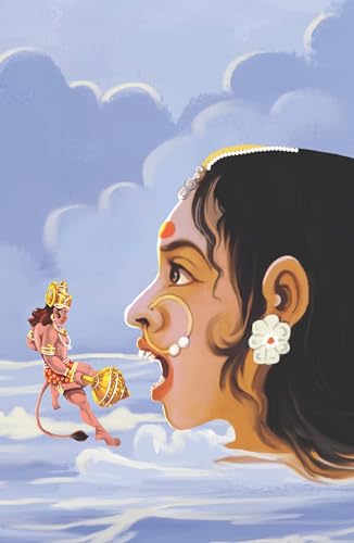 Sunderkand by Goswami Tulsidas in Hindi, English & Sanskrit Language (Deluxe Hardbound edition with silk fabric),Lord Hanuman,Spirituality,Indian Mythology,Gift book,Worship & Devotion