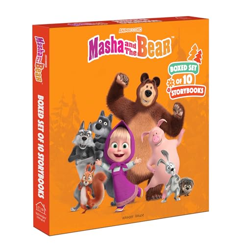 Masha and The Bear Story Books (Set of 10 Story Books): Boxed Set