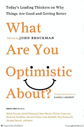 WHAT ARE YOU OPTIMISTIC ABOUT? book cover