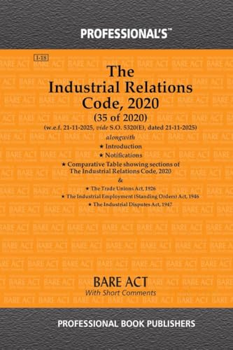 Labour Laws combo of Code on Wages, Social Security, Industrial Relations and Occupational Health & Safety