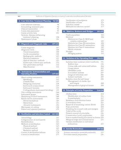 Textbook of Operative Dentistry, Including Conservative and Restorative Dentistry 6/e | (PB - 2026)