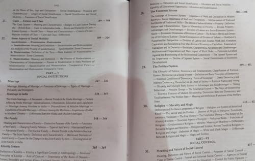 Sociology Principles Of Sociology with An Introduction To Social Thought by C.N.Shankar Rao (Second Hand & Used Book) (M)