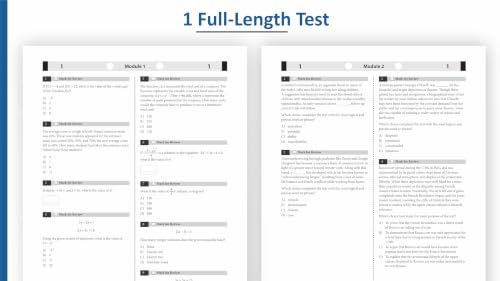 Digital SAT Complete Prep: Reading & Writing + Math with 1000+ Practice Questions, Full-Length Tests, and Detailed Explanations (Set of 2 books)