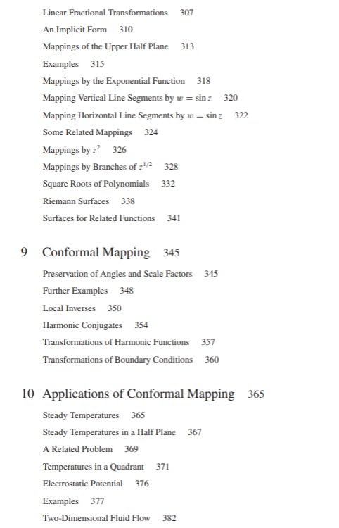 Complex Variables and Applications | 9th Edition | James Ward Brown & Ruel V. Churchill