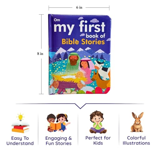 My First Book of Bible Stories: Beginner’s Bible for Kids | Bible for Little Learners | Gentle Retellings of Biblical Tales | Christian Gift Book & Storybook
