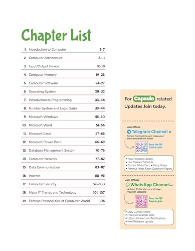 Arihant Computer Capsule Handwritten Notes Exam 2026-27 | For SSC, Railway, Banking, Police, AFCAT, DSSSB, IB, CSAT & Govt Exams | Quick Revision Short Notes with Tricks & Formulas | English Medium
