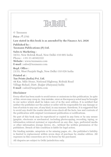 Taxmann's Income-Tax Act 2025 [Finance Act 2026] – Fully Annotated Reference—Incorporating Four-dimension Section-level Annotations | Granular Three-layer 1961–2025 Cross-reference System