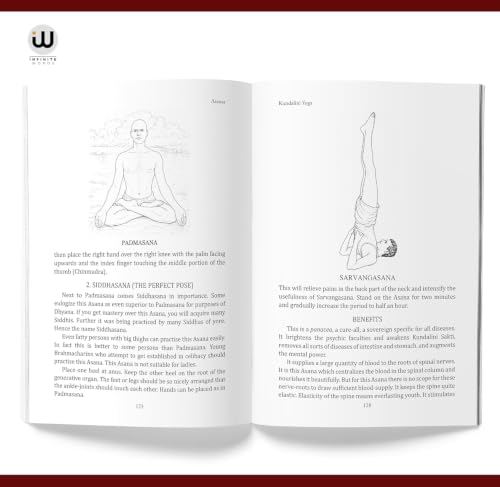 Kundalini Tantra Yoga Book in English | Tantra Yoga Nada Yoga And Kriya Yoga Combo Set Om Sri Swami Sivananda Books The Serpent Power On Chakra Healing Asana Pranayama Mudra Bandha By Spiritual Hatha