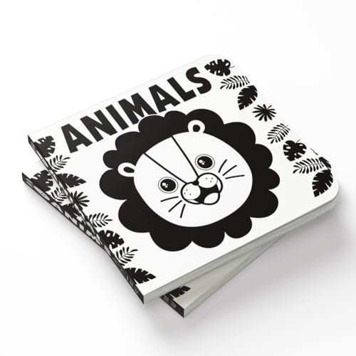Baby’s First High-Contrast Books – Box Set of 5: Black and White Board Books for Newborns | Includes 123, Toys, Animals, Shapes & Bedtime | Visual Stimulation for Infant Brain Development | Ages 0–12 Months