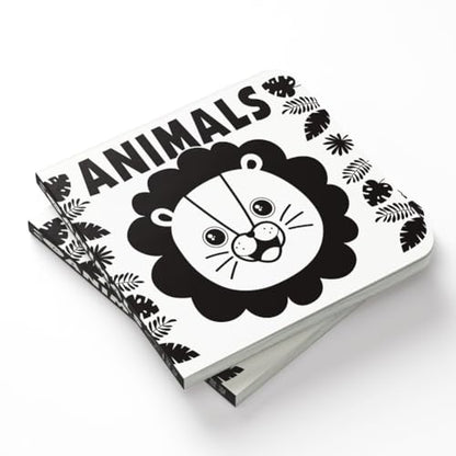 Baby’s First High-Contrast Books – Box Set of 5: Black and White Board Books for Newborns | Includes 123, Toys, Animals, Shapes & Bedtime | Visual Stimulation for Infant Brain Development | Ages 0–12 Months