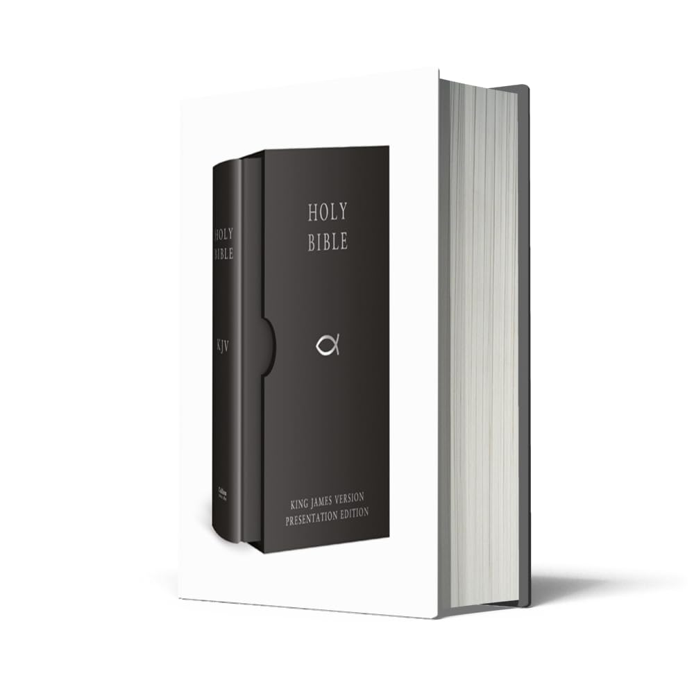 HOLY BIBLE: King James Version (KJV) Black Presentation Edition