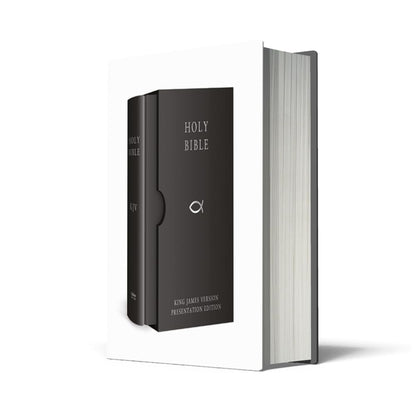 HOLY BIBLE: King James Version (KJV) Black Presentation Edition