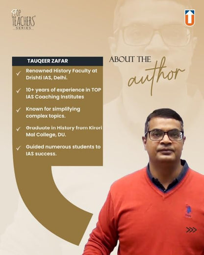 Modern Indian History: A Comprehensive Textbook for UPSC-CSE Examinations by Tauqeer Zafar, Preliminary, Main & Optional, B.A. & M.A. History