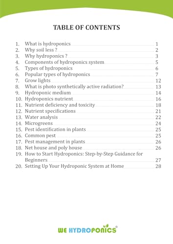 Hydroponics Simplified - Beginners Handbook, 30 Pages Training Guide, Hydroponics Made Simple, Learning Handbook for Schools, Students, Teachers & Home Growers (Hydroponics Beginners Handbook)