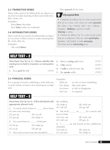MTG English (IEO) Olympiad Prep Guide Class 5 | Detailed Theory, Exercise with Self Test For Practice | SOF Olympiad Books For Exam 2026-27 (Useful For Level-1 & 2)