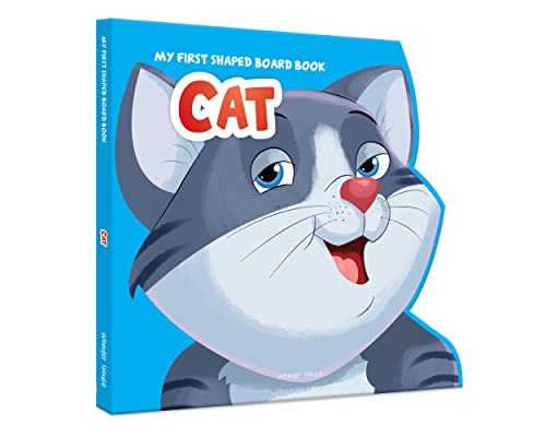 My First Shaped Board Book: Illustrated Cat - Animal Picture Book for Kids Age 2+ Board book book cover