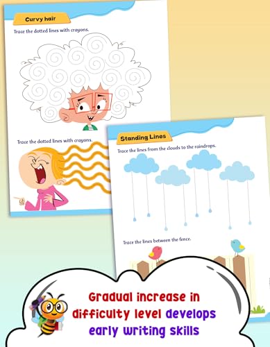 Tracing Books for Kids - 101 Pencil Control Activity Book | Early Learning Tracing Lines & Pattern Writing Activities | Age 2+ Years