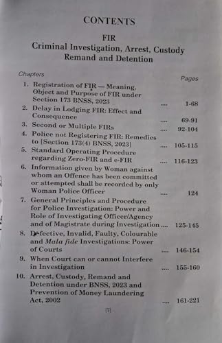 Criminal Law Book on FIR, Investigation, Arrest and Case Proceedings under BNSS 2023, Kamal Law House Kolkata