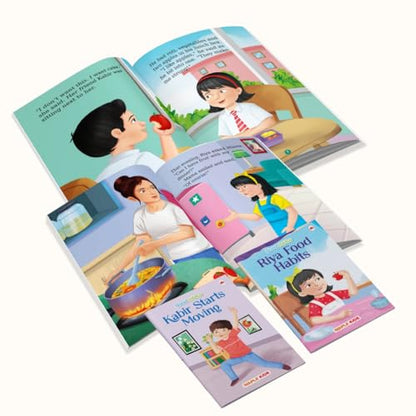 Story Books for Kids - Good Habits (Illustrated) (Set of 6 Books)- Bedtime Stories - Early Learning for Kids - Age 3+ - Read Aloud to Infants, Toddlers