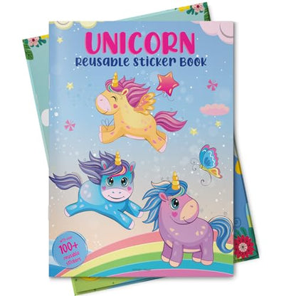 Unicorn Reusable Sticker Book For Children