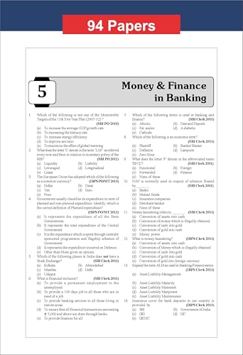 Disha 94 Topic-wise General/ Banking/ Economy Awareness Previous Year Question Bank for IBPS/ SBI/ RRB/ RBI Bank Clerk/ PO Prelim & Main Exams (2010 - 2026) 10th Edn | 100% Solved GK PYQs