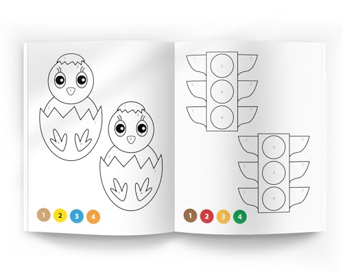 101 Color by Numbers: Fun Activity Book for Children | Learn Number Recognition & Color Matching | Ages 4–7 | Hours of Creative Learning Fun
