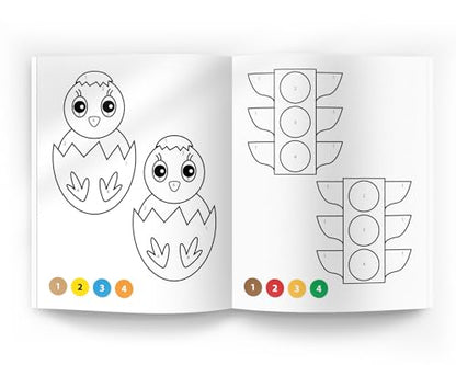 101 Color by Numbers: Fun Activity Book for Children | Learn Number Recognition & Color Matching | Ages 4–7 | Hours of Creative Learning Fun