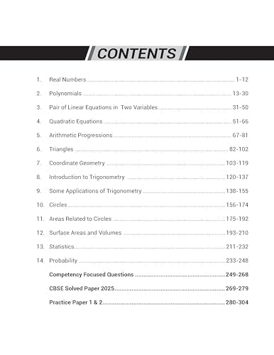 MTG CBSE Class 10 Chapterwise Question Bank Class 10 Mathematics Standard For 2027 Board Exam | Based on Latest CBSE Syllabus with 1500+ Questions