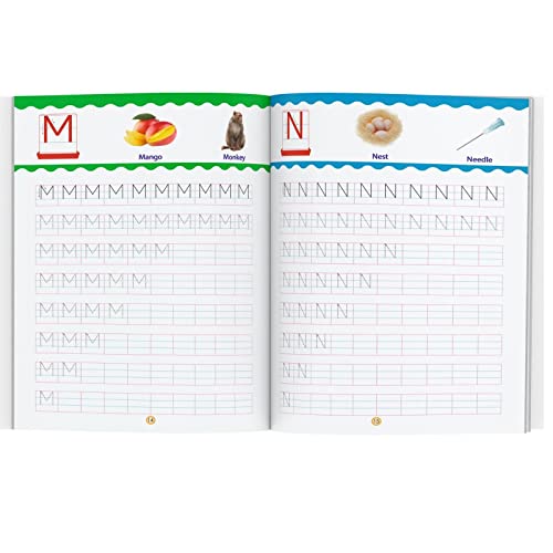 Alphabets Writing Book - Capital Letters (Practice) - Pattern Tracing - Alphabet - Early Learning - Capital Letters for Kids - Activity Book for Toddlers, Nursery, Pre School Children