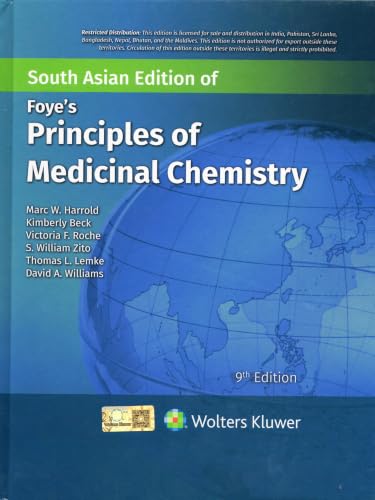 Foye's Principles of Medicinal Chemistry - 9th South Asian Edition - 1st Indian Reprint - [ORIGINAL BOOK WITH HOLOGRAM] - 2026 Print for 2027