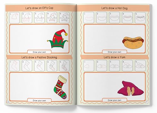 How to Draw: 101 Festive Fusion Step-by-Step Holiday Drawing for Kids | Ages 5+ | Learn to Sketch Christmas, Diwali, Eid & More | 4 Hours of Creative Joy (Activity Book for Kids)