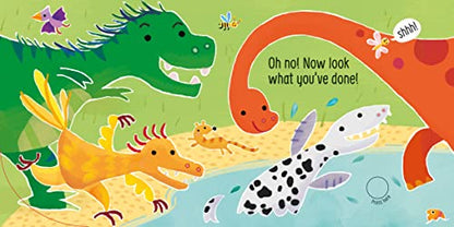 Dont tickle the T-rex! (DON'T TICKLE Touchy Feely Sound Books)