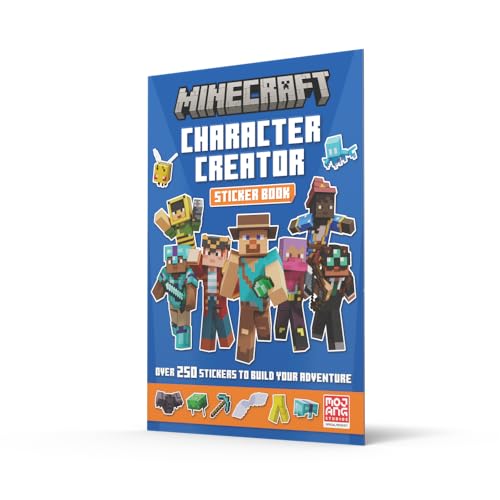 Minecraft Character Creator Sticker Book: A brand-new official sticker book adventure full of fun customisation for kids who love gaming.