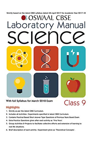 Oswaal Cbse Laboratory Manual For Class 9 Science book cover