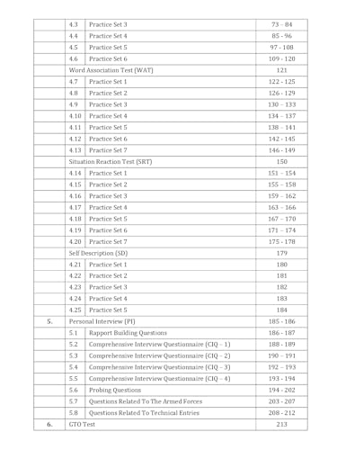 SSB Interview Workbook : Complete practice of Screening Tests, Psychology Tests, GTO, Personal interview and conference