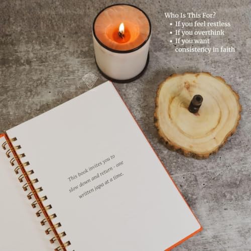 Vibha Designs Likhit Japa - Meditative Writing Practice Book | Mantra Writing Journal | 150 Pages | Premium Hardcover with Gold Detailing | Gift for ... Your Sadhna This Chaturmaas | 120 GSM Paper