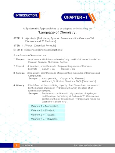 The Language of Chemistry - Playbook | Playway Method | Class 7-10 | ICSE, CBSE & SSLC | Activities, Exercises & Token Sheets