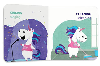 My First Words – Box Set of 4 Board Books: Naming Words, Action Words, Describing Words & Opposite Words | Brightly Illustrated Vocabulary Builder for Babies, Toddlers & Preschoolers | Early Learning Board Books | Ages 0–5 Years