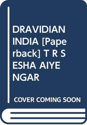 DRAVIDIAN INDIA book cover