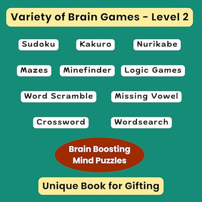 Brain Games for Creative Minds - Ultimate Puzzles for Adults - Level 2