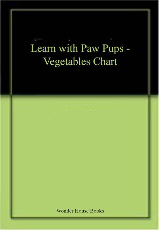 Learn with Paw Pups - Vegetables Chart book cover