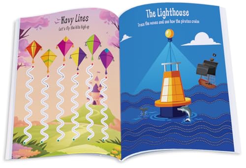 Tracing Book for Kids | Pencil Control Activity Book for Kids | Premium Quality Early Learning Tracing Lines & Pattern Writing Activities | Ages: 2 - 5 Years