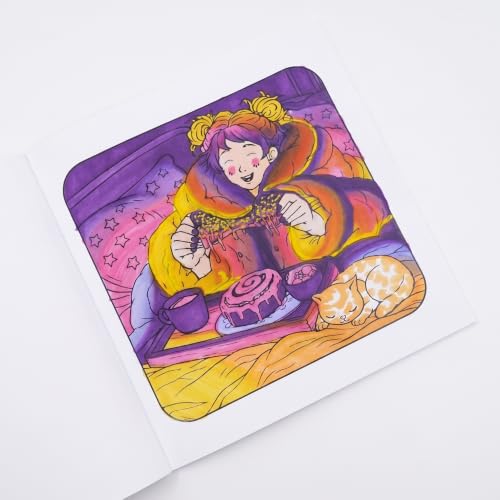 Cozy Cravings Colouring Book – Cute Dessert Colouring Book for Adults, Teens & Kids | Girly Moments, Cozy Girl Moments, Cakes, Coffee, Ice Cream, Sweet Treats & Easy Colouring Pages (Cozy Series)