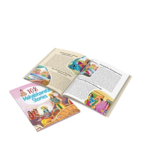 108 Mahabharata Stories for Children (Illustrated) - Story Book for Kids - Epic of India - Bedtime Stories - 3 Years to 10 Years Old - English Short ... Children - Read Aloud to Infants, Toddlers