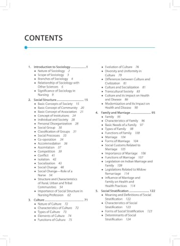 Applied Sociology for Nurses, 3/E for BSc Nursing 1st Semester | INC Syllabus Textbook with Figures, Tables and Boxes | Complementary Online Resource Flashcard & MCQs with Answers